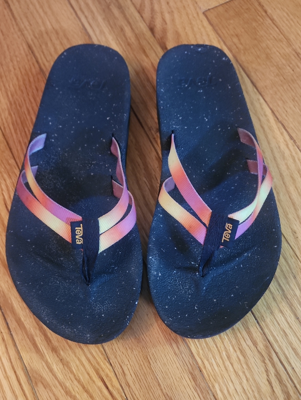 Teva Reflip Strappy Gradiate Aura Rose Voilet Flip Flops Thong Sandal